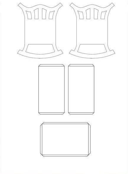 Лекало для кукольной мебели