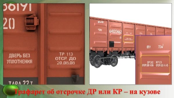 Номер грузового вагона