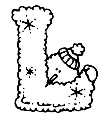 Английские буквы новогодние