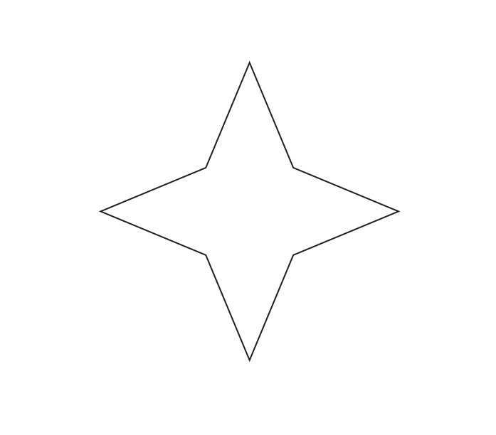 Четырехугольная звезда