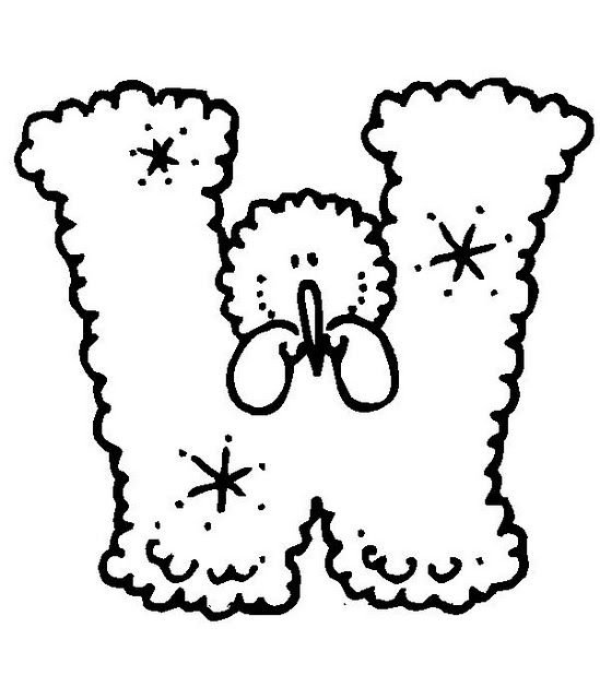 Новогодний алфавит раскраска