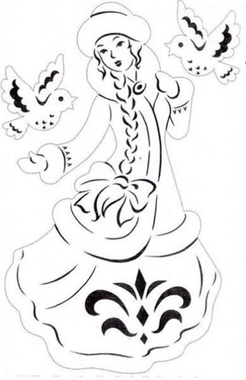 снегурочка в профиль