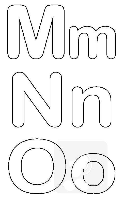 Трафарет английских букв