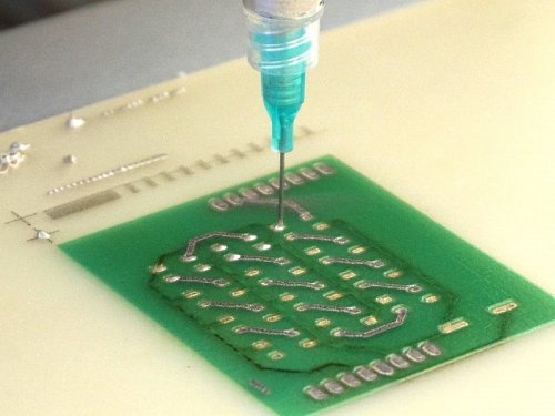 Каплеструйный принтер паяльной пасты