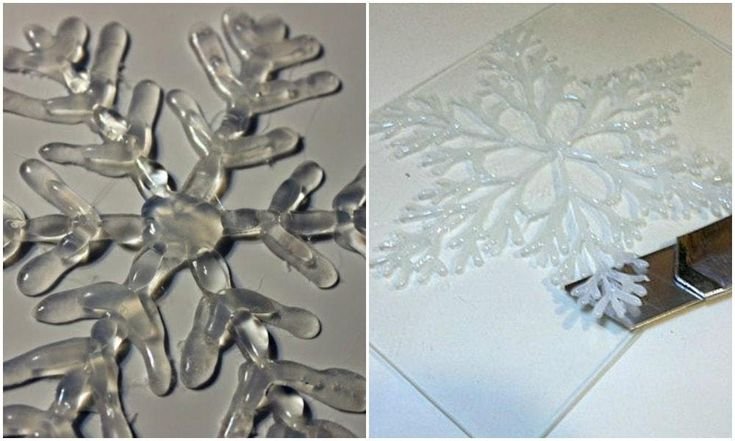 Новогодние украшения клеевым пистолетом