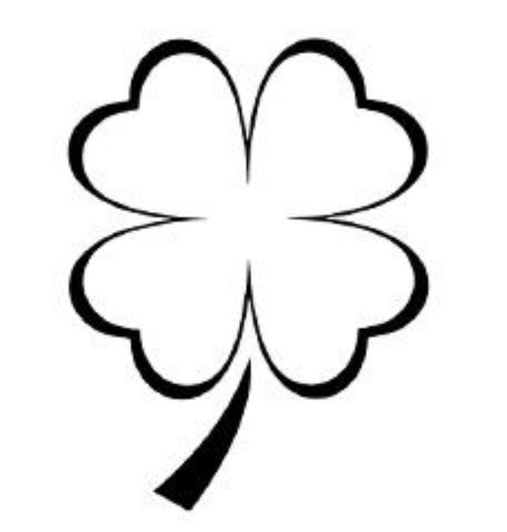 Клевер четырехлистник тату
