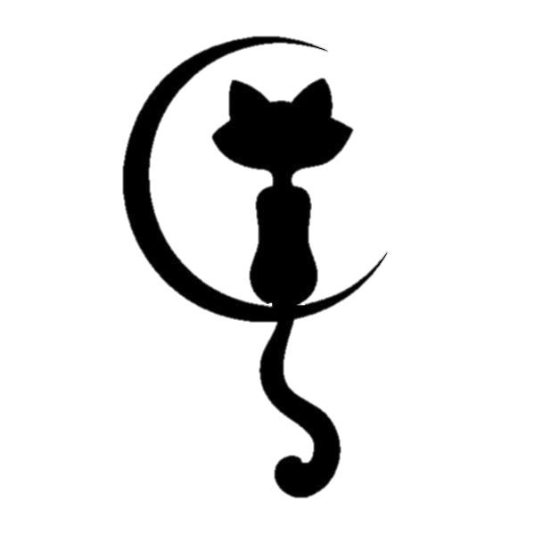 Маленькие силуэты кошек