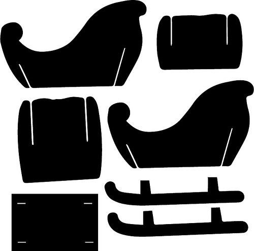 Сани лекало