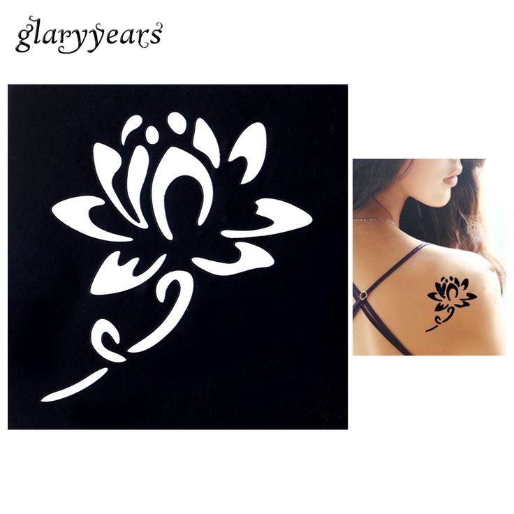 Трафареты для тату хной