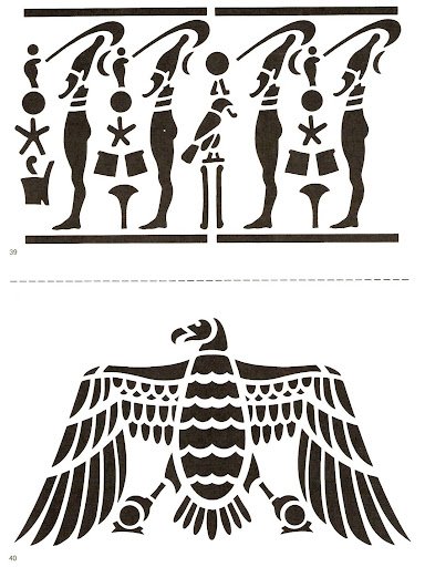 Антропоморфный орнамент Египет