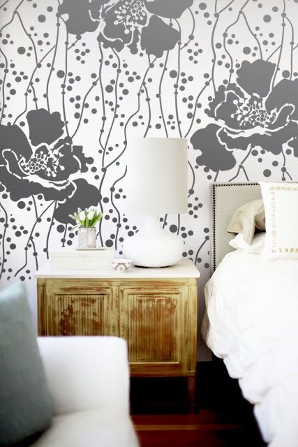 Трафареты в интерьере