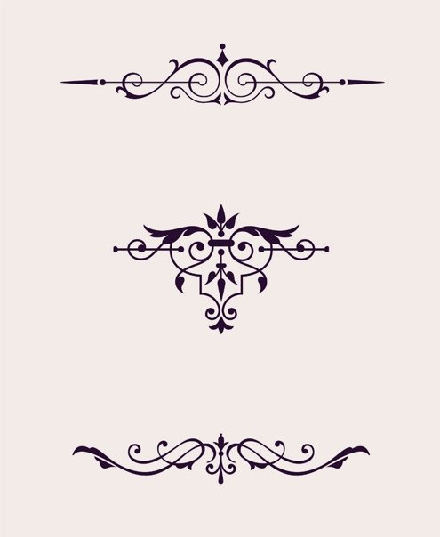 Орнамент угол