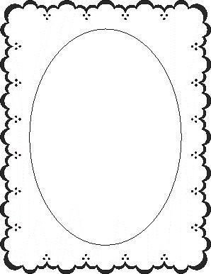 Овал трафарет