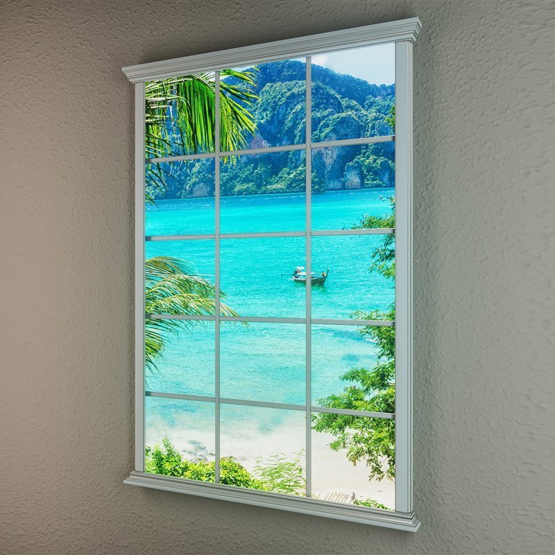 Декоративное окно с подсветкой