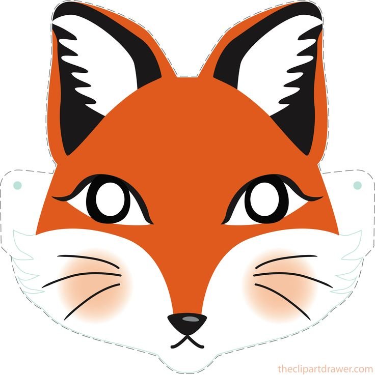 Мордочка лисы для маски