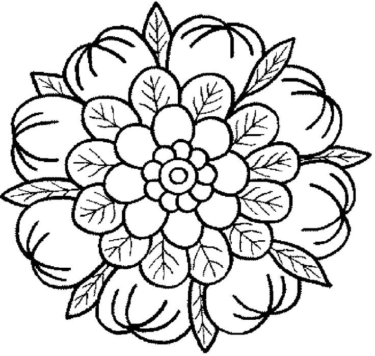 Орнамент цветы