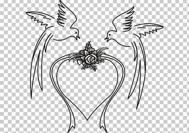 Голуби на свадьбу трафарет