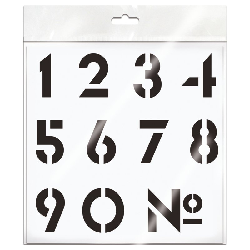 Трафарет "цифры"