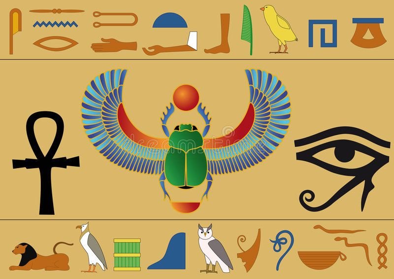 Древний Египет знак скарабей