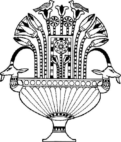 Искусство древнего Египта орнамент Лотос