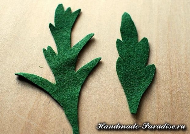 Морковка из фетра