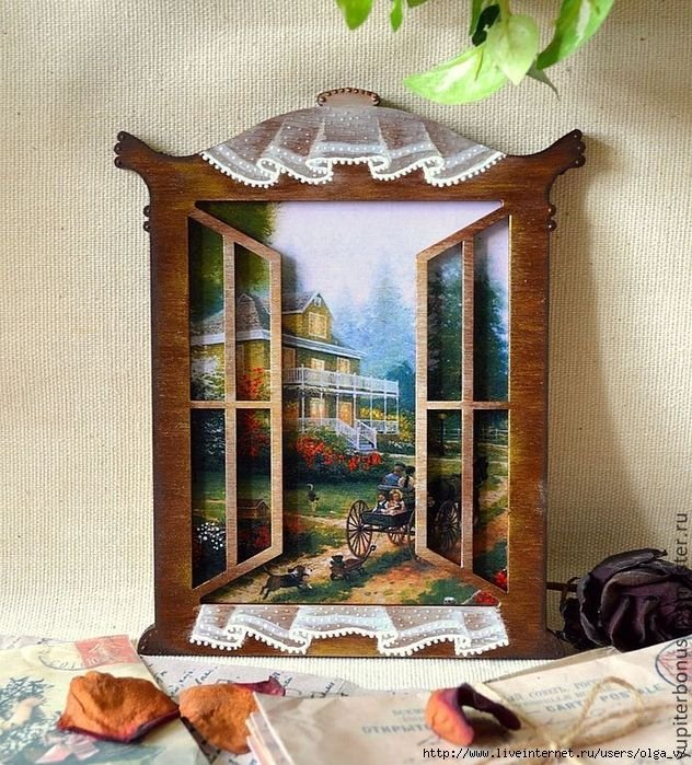 Панно в виде окна
