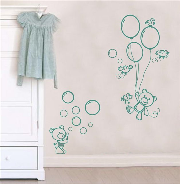 Трафареты для декора в детскую комнату