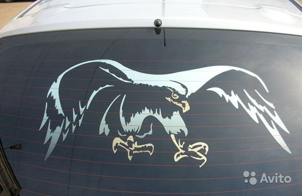 Красивые наклейки на авто на заднее стекло
