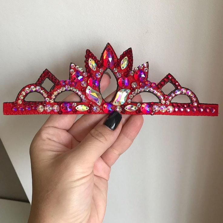 Украшение корона для художественной гимнастики