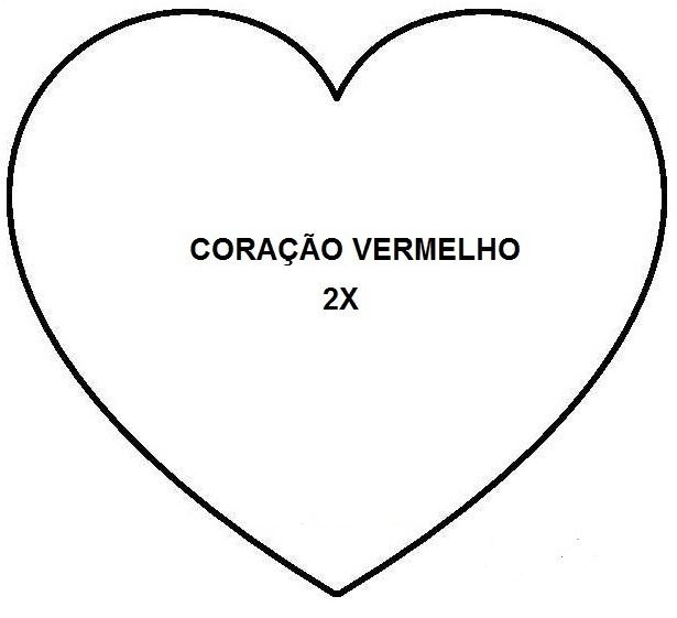 Сердце из фетра выкройка