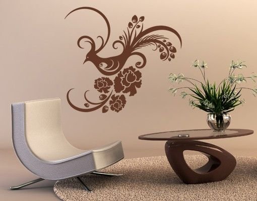 павлин для стен