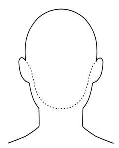 Макет головы для парикмахера