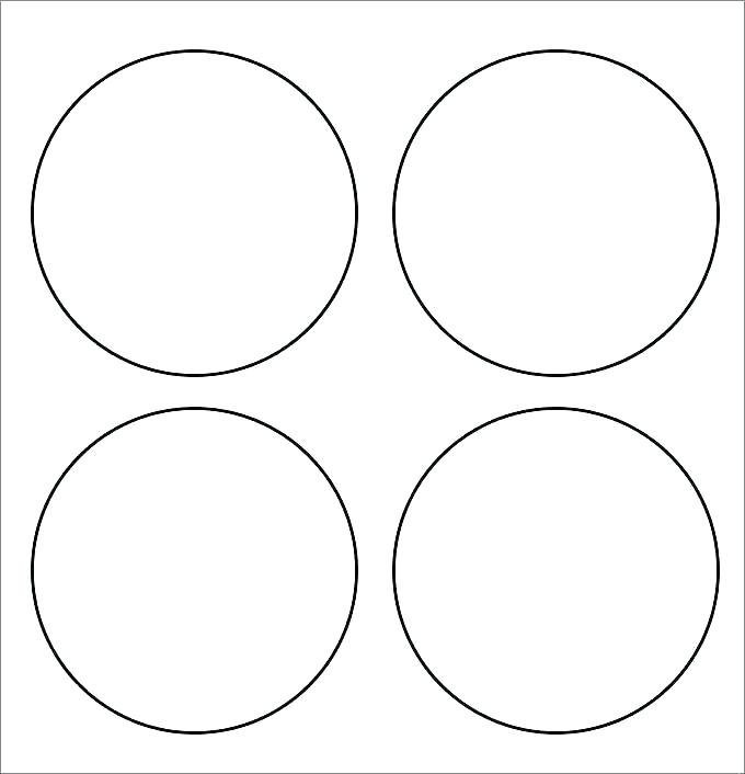 Трафарет круги