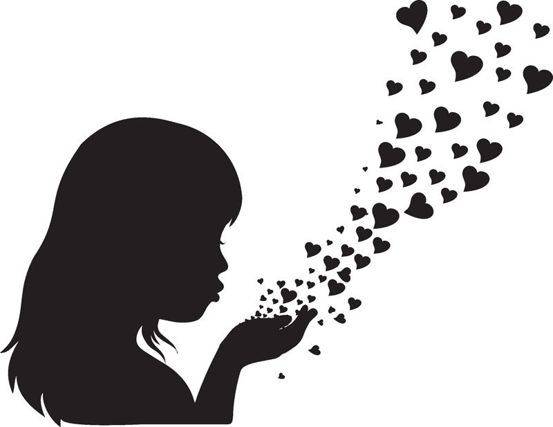 Силуэт девушки