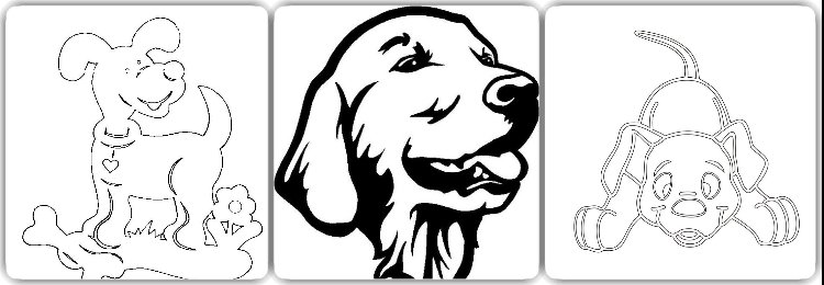 Шаблон собаки