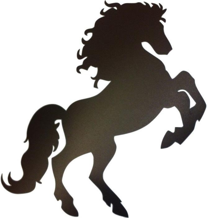 Силуэт лошади