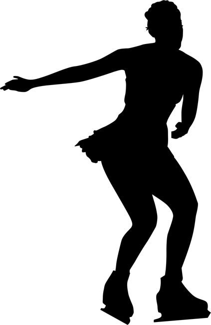 Силуэт фигуристки