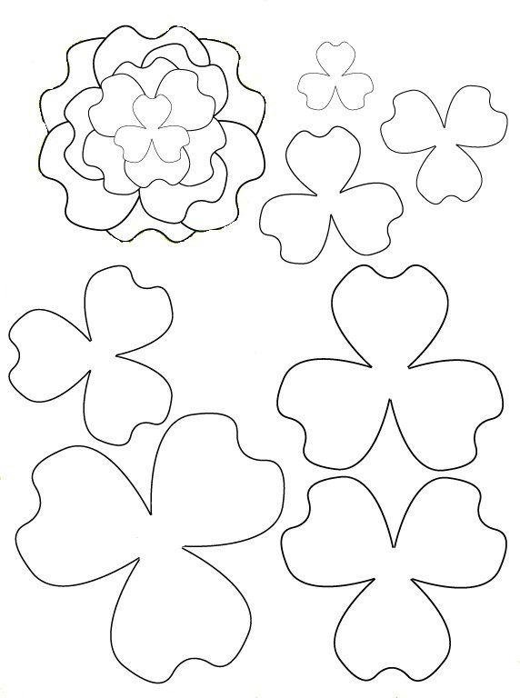 Заготовки для бумажных цветов