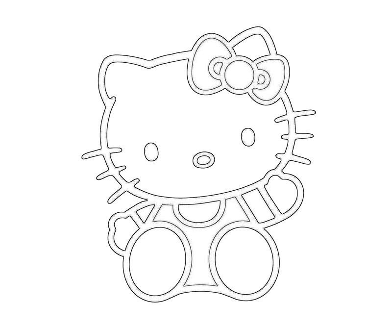 Трафарет hello Kitty