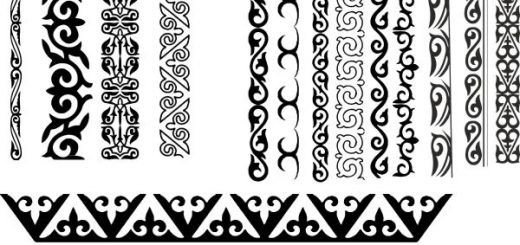 Казахский национальный узор