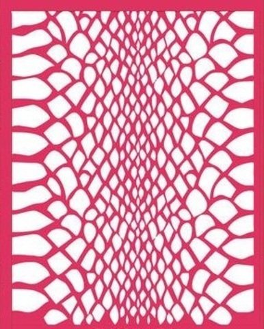 Трафарет кожа рептилии