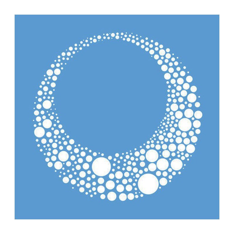 Кружок трафарет