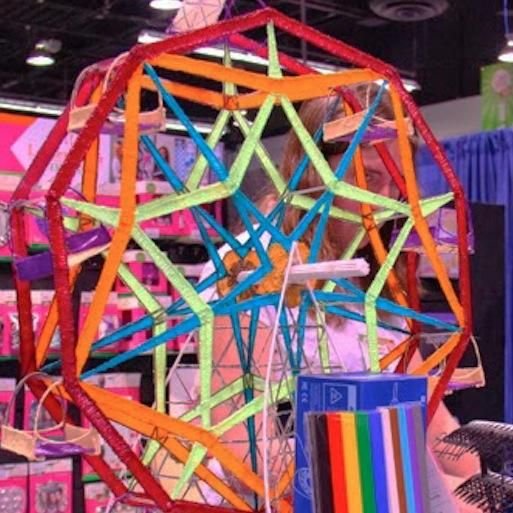 Трафарет для 3д ручки колесо обозрения