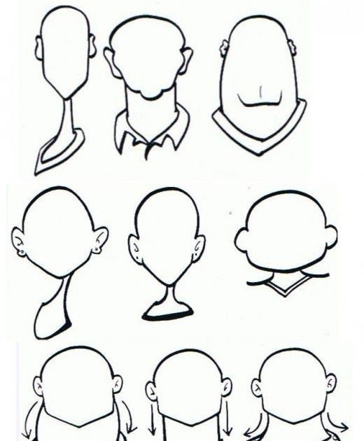 Форма головы для рисования