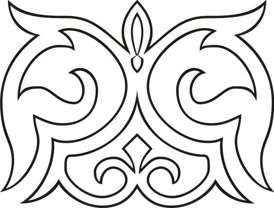 Казахские узоры