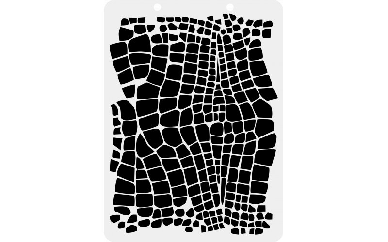 Трафарет кожа крокодила