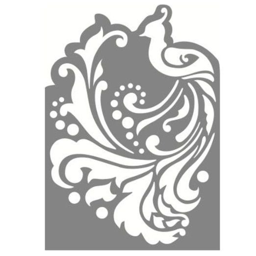 Трафарет Жар птицы для вырезания