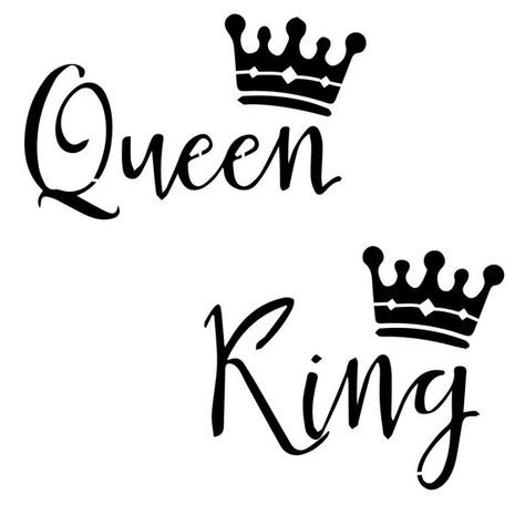 King трафарет