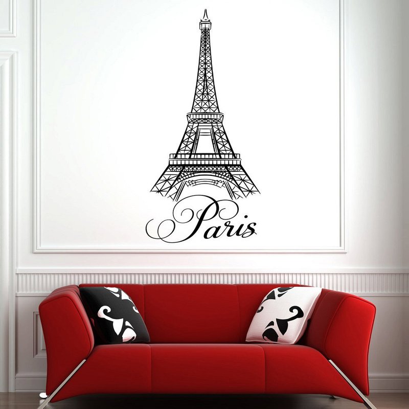 Наклейка интерьерная "Париж"