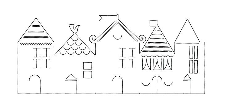 Дом для вырезания